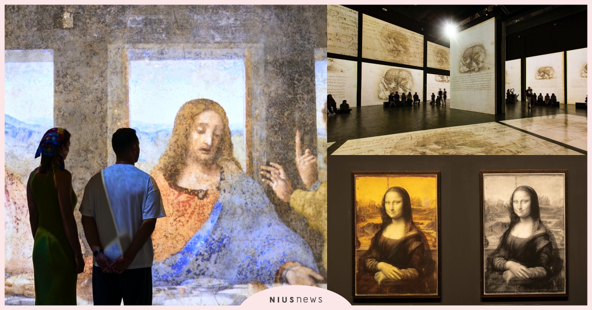 《達文西體驗展》8大亮點！蒙娜麗莎互動裝置＋5公尺巨幕，地點票價整理 2024達文西體驗展、達文西展2024、達文西光影藝術特展、達文西手稿、李奧納多達文西、達文西秘密、KKLIVE