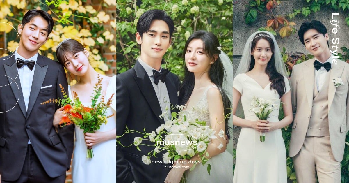 10組韓劇CP婚紗照！金秀賢＆金智媛世紀婚禮太夢幻，朴炯植＆朴信惠復古風有質感 韓劇、淚之女王、低谷醫生、與惡魔有約、不可能的婚禮、海岸村恰恰恰、歡迎來到王之國、黑話律師、Start-Up、Penthouse、大力女子都奉順