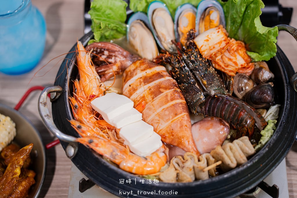 爆料海陸嫩豆腐鍋免費吃！信義區餐廳包廂，澎派海鮮鍋超吸睛，信義區韓式料理│菜單 