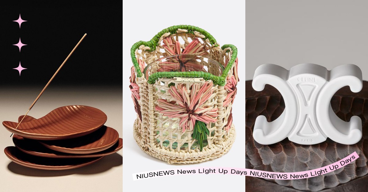 盤點2024精品5款「香氛擺件」！CELINE擴香石千元可入、DIOR蠟燭穿高訂 2024精品香氛推薦、LOEWE、DIOR、CELINE、GUCCI、FENDI