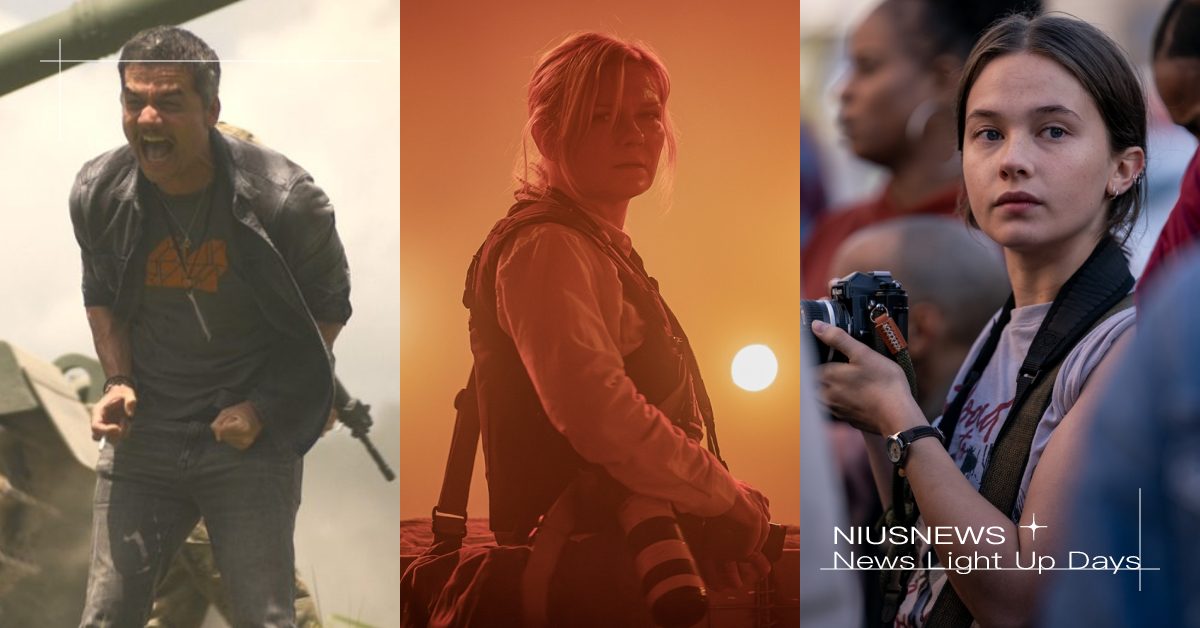 外媒爆好評《帝國浩劫：美國內戰》必看推薦4理由！沉浸式直面戰爭、扣人心弦值得2刷 帝國浩劫：美國內戰、帝國浩劫：美國內戰劇情、帝國浩劫：美國內戰影評、帝國浩劫：美國內戰好看嗎、帝國浩劫：美國內戰推薦、A24、克絲汀鄧斯特、卡莉史派妮、華格納莫拉、白宮、美國總統