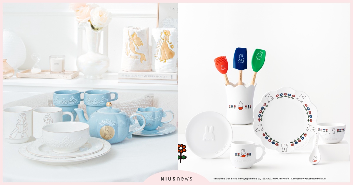 迪士尼公主們請進！仙杜瑞拉南瓜馬車變身茶壺、米飛兔餐盤滿滿童趣鐵粉必收藏 迪士尼、迪士尼公主、米飛兔、Miffy、餐盤組