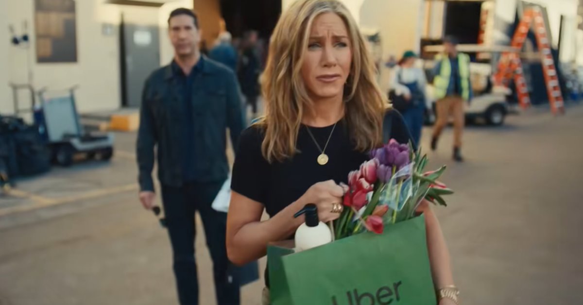 珍妮佛安妮斯頓，忘了自己演六人行 珍妮佛安妮斯頓、六人行、Uber Eats