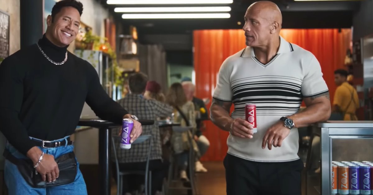 當你面臨體能挑戰，準備變身巨石強森 巨石強森、ZOA、能量飲料、巨石能量