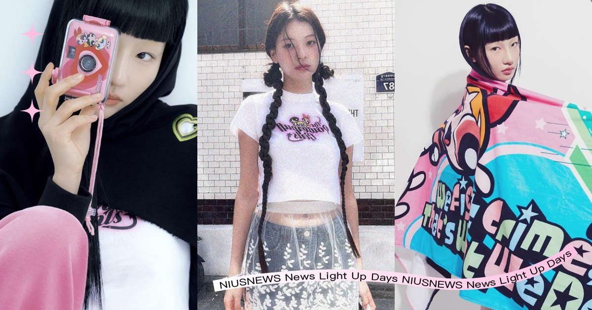 20款韓國潮牌ADLV×《飛天小女警》聯名！防水底片相機、甜褲風T恤韓妞搶翻 飛天小女警聯名、ACMÉDELAVIE 