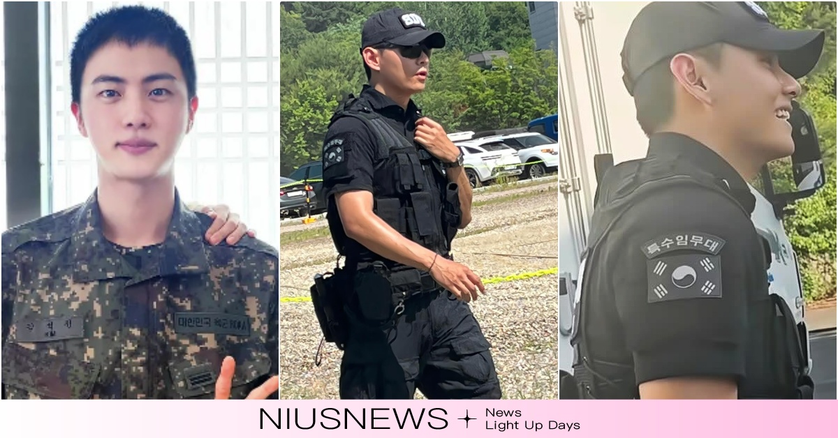 防彈Jin明天退伍！V「變炸肌肉刑警」當兵近況流出引暴動，這舉動煞到前輩呼：好帥 JIN退伍、防彈少年團退伍、V新歌MV、V回歸、V新歌、V當兵、V平頭、防彈入伍BTS、防彈少年團、防彈少年團SOLO、防彈少年團停止活動、防彈少年團個人活動、韓團停止活動、防彈當兵