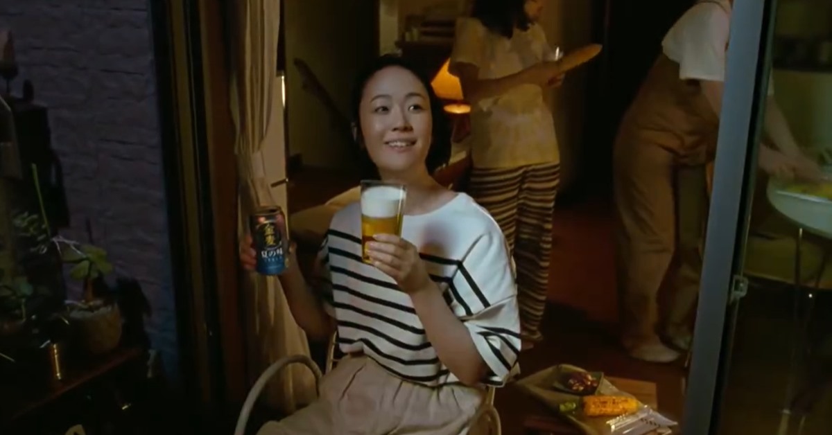 戒指掉在海裡，帶著夏天的海水味 SUNTORY與水共生、SUNTORY、啤酒、日本、金麥