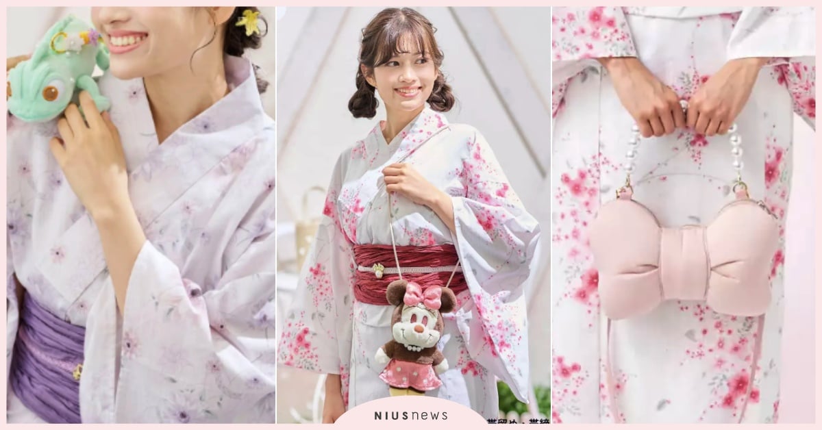 迪士尼《魔髮奇緣》「樂佩公主＋米妮浴衣」開賣！變色龍帕斯卡、蝴蝶結變夢幻手拿包 魔髮奇緣、魔髮奇緣浴衣、樂佩公主浴衣、米妮浴衣、迪士尼浴衣、樂佩包包、米妮包包、米妮髮飾、迪士尼包包、日本夏日祭典、東京迪士尼