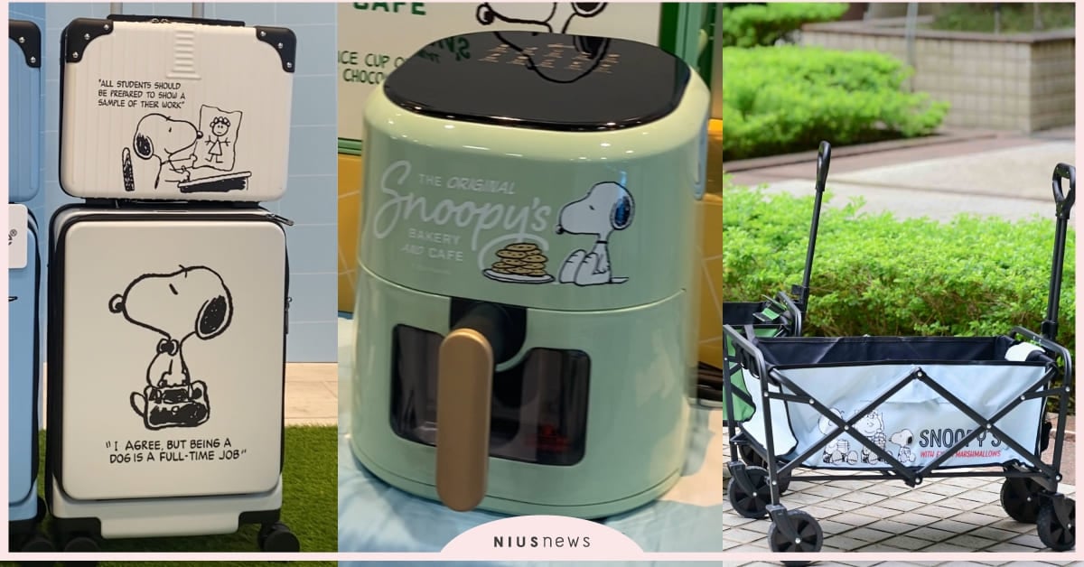 711「史努比福袋」19款整理！經典畫風行李箱鐵粉必收，再抽百萬黃金與舊金山機票 史努比、711、史努比福袋、氣炸鍋、行李箱、折疊桌