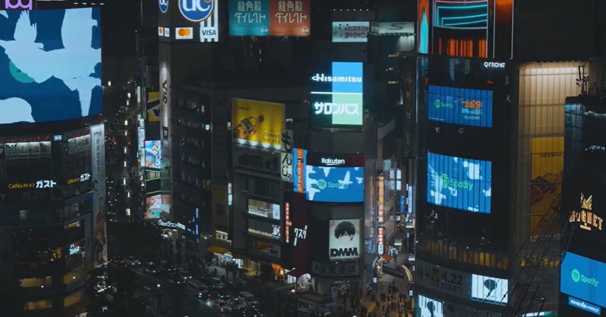 怪盜基德在澀谷，向各位發出挑戰！ Spotify、涉谷、涉谷駛、怪盜基德