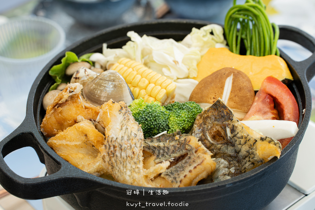 全台唯一！桌邊爆炒好客鍋，自家養殖台灣鯛，露營風格庭園超好拍，美濃客家料理_菜單 