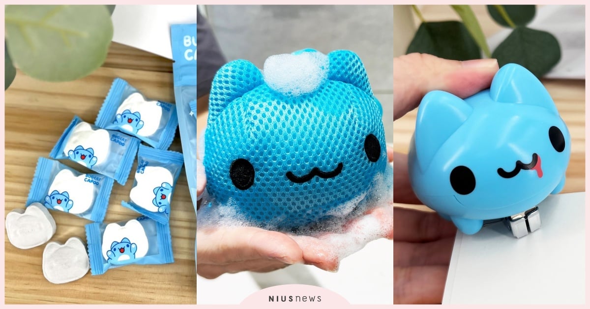 7-11×貓貓蟲咖波5生活小物！立體咖波訂書機萌翻必收，造型沐浴棉手感軟綿超療癒 711、貓貓蟲咖波、貓貓蟲咖波周邊、餐具組、捲尺