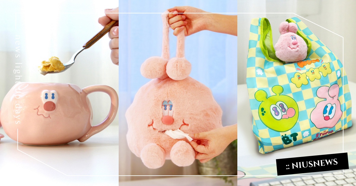 7-11×KINGJUN推6周邊！「蠢兔造型面紙套」毛茸茸必收，點心杯可愛又實用 KINGJUN、7-11、週邊、面紙套、購物袋