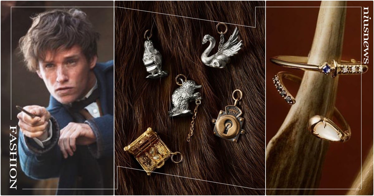 16款《怪獸與牠們的產地》聯名「紐特魔杖戒指、玻璃獸耳夾」開賣！記憶咒、木精吊飾開魔法外掛 agete日本、怪獸與鄧不利多的秘密、怪獸3、哈利波特、怪獸與鄧不利多的秘密聯名、紐特奇獸、怪獸與牠們的產地聯名、玻璃獸耳環吊飾、木精耳環吊飾、紐特聯名耳環吊飾、怪獸與牠們的產地飾品