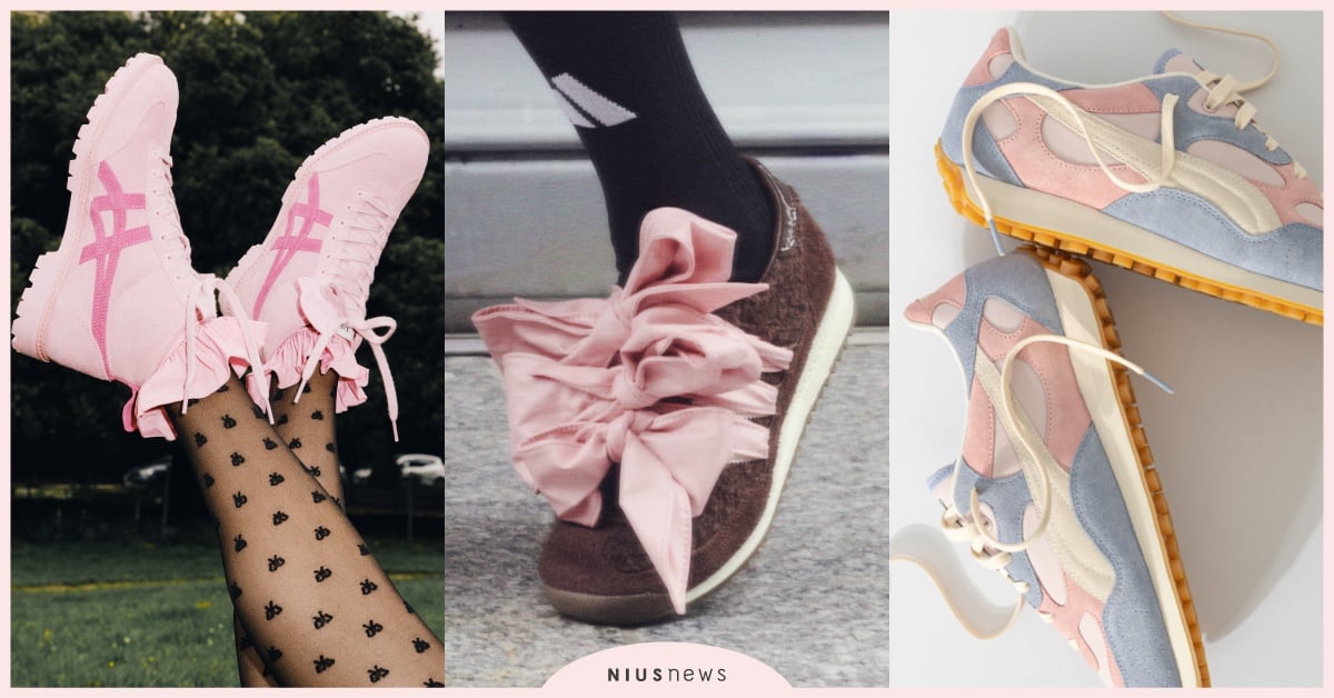 2024秋冬8雙「夢幻仙女系聯名運動鞋」推薦！adidas巨型蝴蝶結、鬼塚虎寶寶粉薄底鞋 夢幻聯名球鞋、2024聯名球鞋、adidas蝴蝶結、adidas聯名CarolineHu、PUMA聯名KIDSUPERSTUDIOS、OnitsukaTiger聯名PATOU、PUMA聯名鞋、OnitsukaTiger聯名鞋