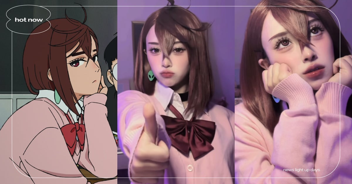 日Coser神還原《膽大黨》綾瀨桃！「超萌大眼＋羞澀神情」直逼本尊，網讚表情管理太強 膽大黨、膽大黨動畫、膽大黨小桃、膽大黨綾瀨桃、膽大黨女主角、膽大黨coser、綾瀨桃、厄卡倫Coser、Cosplay