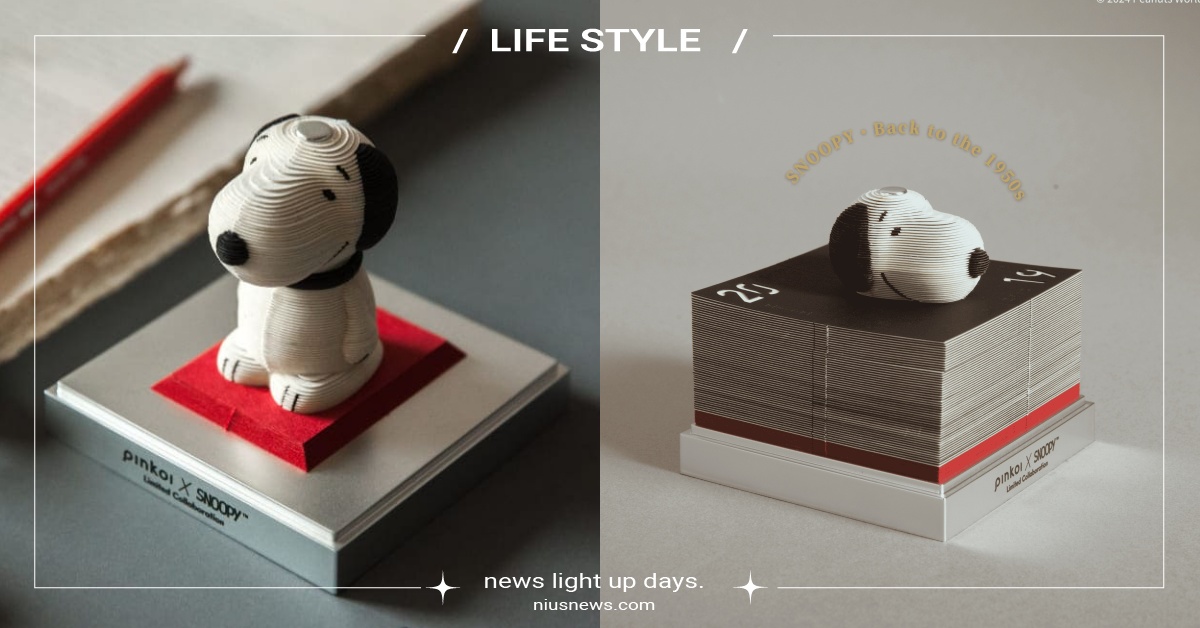 史努比75周年立體紙雕日曆開賣！再現經典紅色狗屋，黑白風格插畫秒掀回憶殺 SNOOPY、史努比、SNOOPY史努比、史努比75周年、史努比立體紙雕日曆、史努比日曆