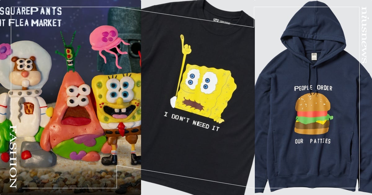 UNIQLO聯名10款「四眼海綿寶寶、派大星」台灣開賣！美味蟹堡帽T、爆笑梗圖神還原 UNIQLO聯名海綿寶寶、UNIQLO海綿寶寶、海綿寶寶聯名、海綿寶寶聯名上衣、海綿寶寶童裝、2024聯名卡通上衣推薦、UNIQLO卡通UT、派大星聯名、派大星童裝