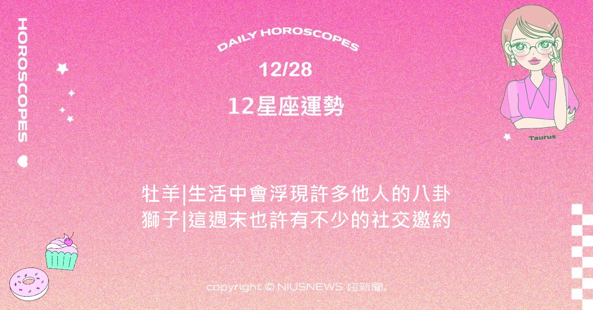 12/28星座點點名：巨蟹近日沒有那麼多心力用在他人身上。每日星座進化2.0 星座運勢、當日運勢、星座點點名、每日星座進化2.0