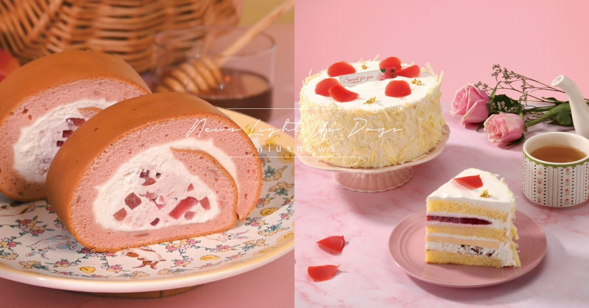 亞尼克攜生活風格品牌「Cath Kidston」推聯名！「玫瑰荔枝生乳捲」玫瑰花＋荔枝凍超療癒，多款母親節蛋糕推薦一次看 亞尼克、母親節蛋糕、Cath Kidston、玫瑰馨樂園