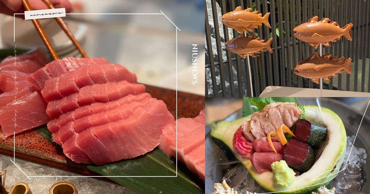 高雄日航酒店「東港鮪魚祭」生魚片吃到飽！日料「鮪魚和食套餐」限定吃、Buffet有超Q鮪魚造型雞蛋糕 高雄日航酒店、東港鮪魚祭、飛翔日本料理、鮪魚料理、鮪魚雞蛋糕