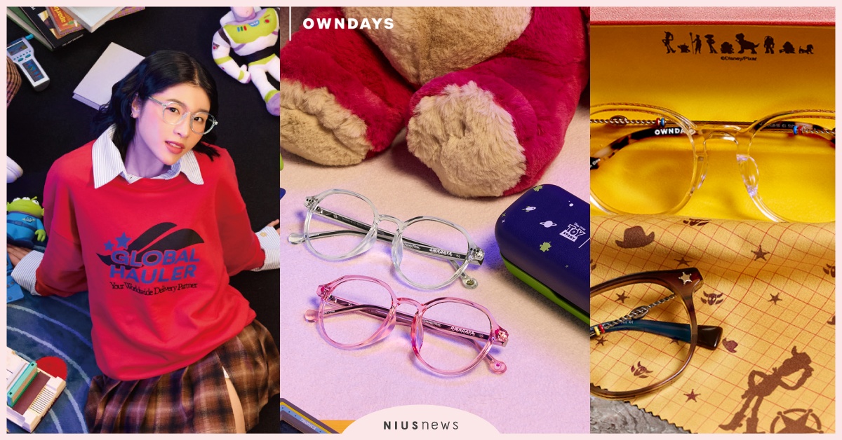 OWNDAYS《玩具總動員》12款聯名「胡迪、巴斯光年眼鏡」開賣！粉嫩熊抱哥款藏草莓 OWNDAYS台灣、玩具總動員聯名、玩具總動員OWNDAYS、OWNDAYS聯名、三眼怪