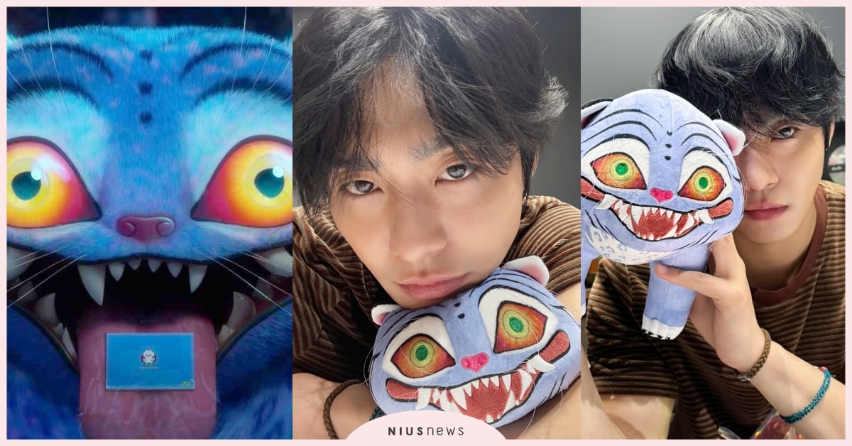 《K-POP獵魔女團》大貓咪穿越了！「振宇」安孝燮緊抱老虎曬照，愛貓吃醋「這幕」網笑翻 安孝燮電影、KPOP獵魔女團、KPOP獵魔女團線上看、KPOP獵魔女團配音、KPOP獵魔女團安孝燮