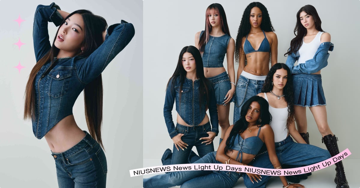 韓媒讚最強牛仔褲模特！KATSEYE拍Gap 高辣露「川字腹肌＋螞蟻腰」，3款低腰褲必收 Gap、Gap台灣、Gap熱賣、Gap牛仔褲、Gap低腰牛仔褲