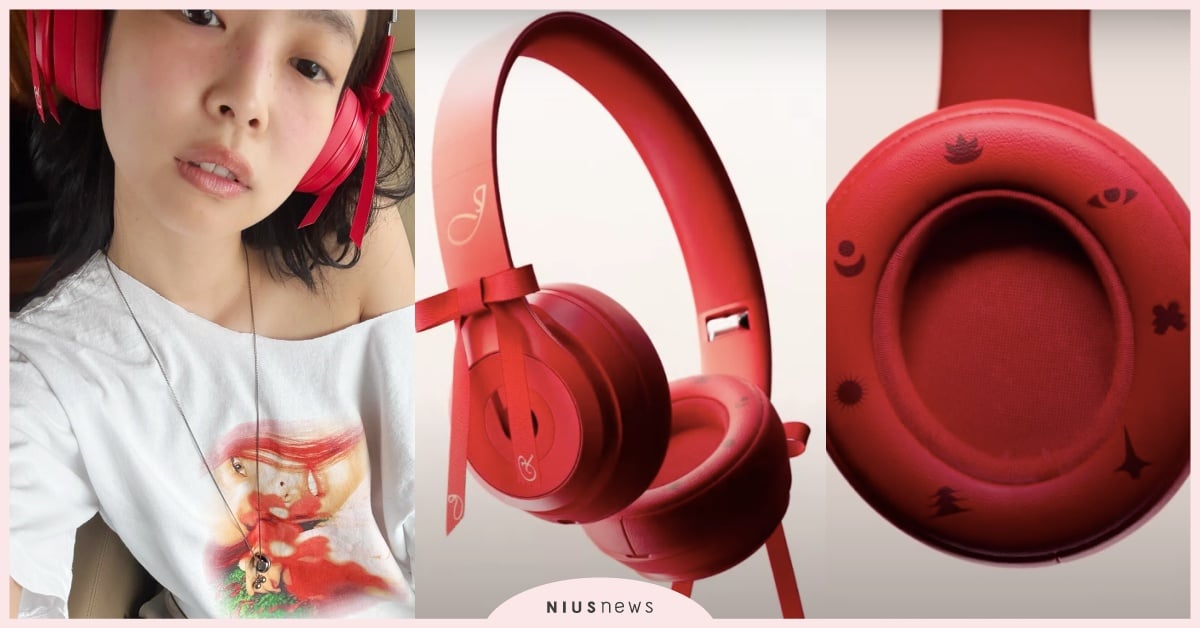 Jennie聯名「Beats大紅蝴蝶結耳機」開賣！4個月前IG早親戴劇透，超夢幻細節網暴動 Jennie聯名耳機、JennieSOLO4耳機、Beats聯名、JennieGentleMonster、Jennie