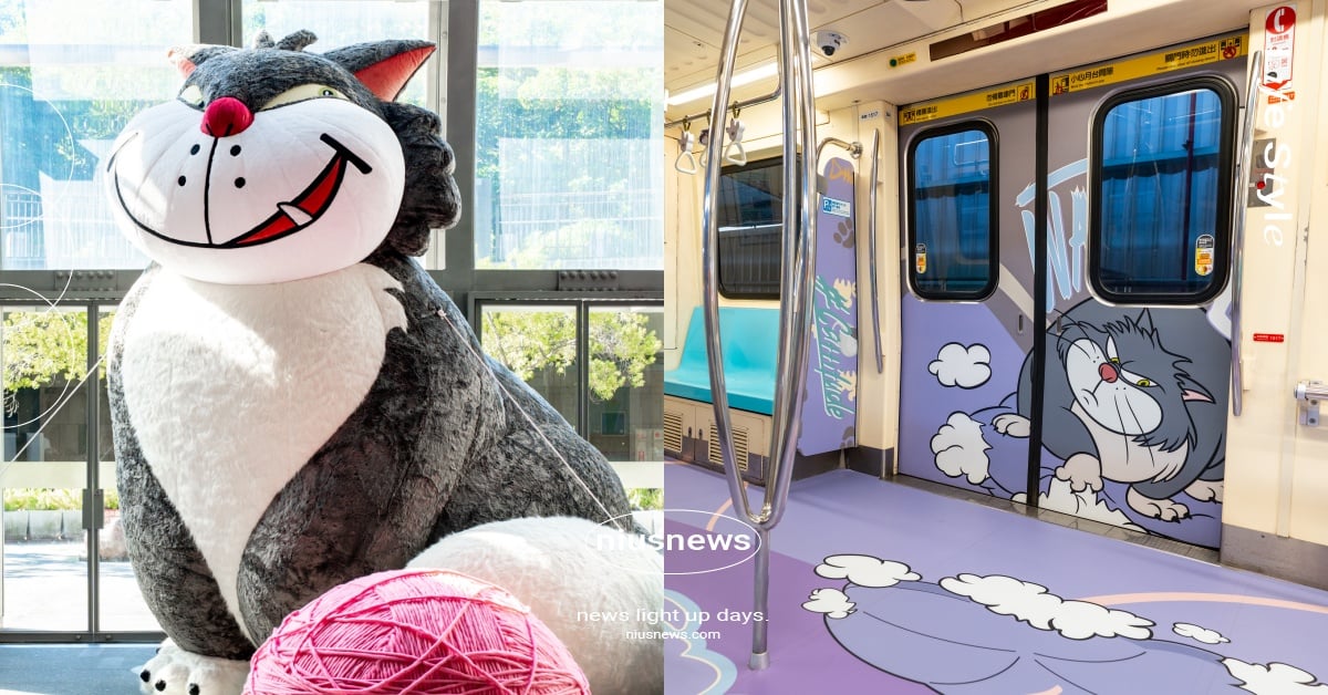迪士尼壞喵魯斯佛空降大安森林公園！瑪莉貓＆101忠狗造景超欠拍、貓狗彩繪列車可愛亮相 迪士尼、迪士尼捷伴萌寵派對趣、魯斯佛、瑪莉貓、101忠狗