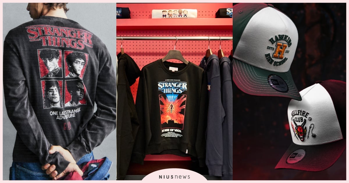 58款《怪奇物語5》聯名台灣開賣！GETCHI花魔神上衣、Gap「顛倒世界雙面穿牛仔」超狂 GETCHI怪奇物語5、Gap怪奇物語5、New Era怪奇物語5、怪奇物語5、怪奇物語5聯名