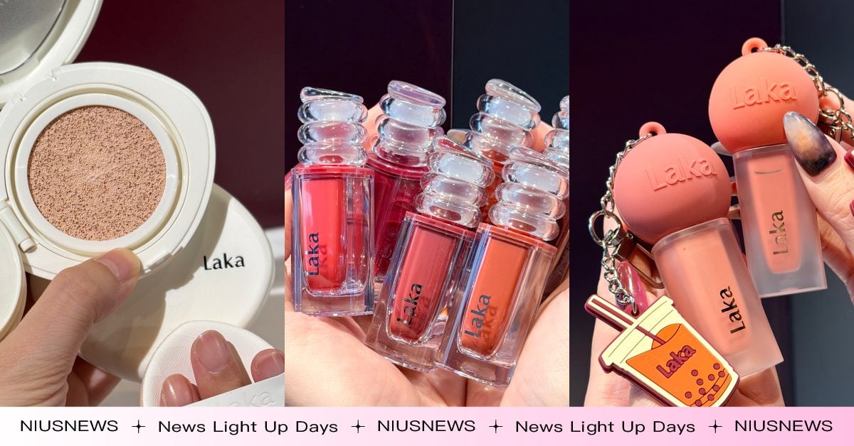 韓國人氣彩妝Laka首次來台開快閃店！氣墊粉餅首登場、水光唇釉推台灣獨家新色，買唇釉就送奶茶鑰匙鏈吊飾 聖水洞、韓國小眾彩妝、Laka、無性別彩妝