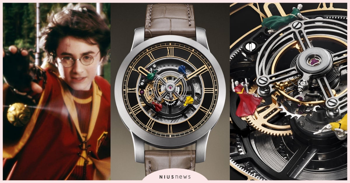 魁地奇在手腕上開打！全球限量10支《哈利波特》聯名手錶，「18K金哈利、跩哥」飛天大戰 哈利波特聯名、哈利波特聯名周邊、哈利波特腕錶、哈利波特聯名錶、哈利波特KrossStudio、KrossStudio聯名