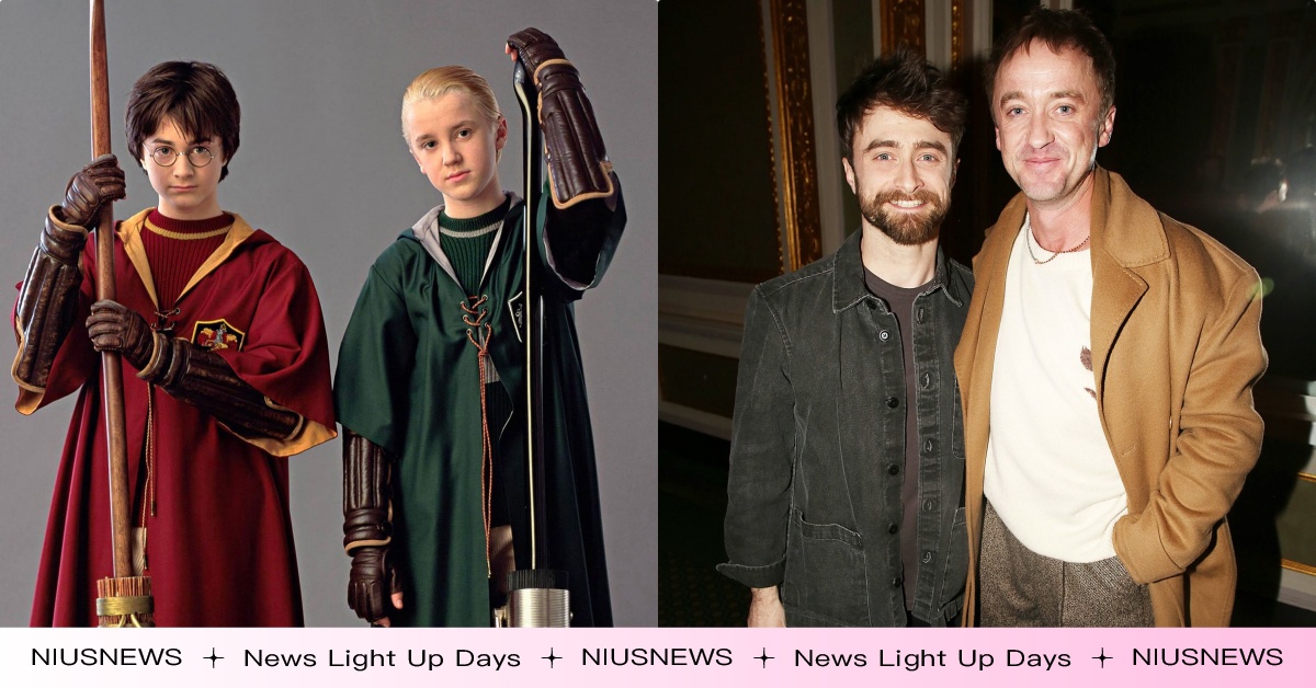 《哈利波特》哈利、跩哥「時隔14年合體」！當年死對頭燦笑抱緊緊，粉絲暴動：活久見 哈利波特跩哥馬份、哈利演員、跩哥演員、哈利波特影集、哈利波特影集選角、哈利波特影集播出、哈利波特影集