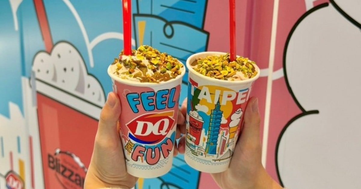 DQ冰淇淋新品杜拜巧克力開心果暴風雪台北101必吃！三重層次咀嚼控尖叫 DQ、DairyQueen、杜拜巧克力開心果暴風雪、台北101、暴風雪、冰淇淋