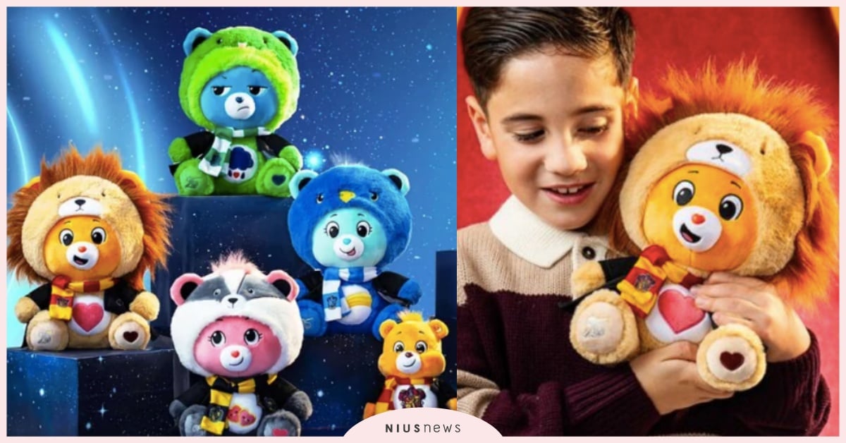 Care Bears聯名《哈利波特》8隻「四大學院彩虹熊」開賣！熊熊穿巫師袍入學霍格華茲 哈利波特CareBears、哈利波特彩虹熊、哈利波特玩偶、哈利波特周邊、CareBears聯名、哈利波特聯名