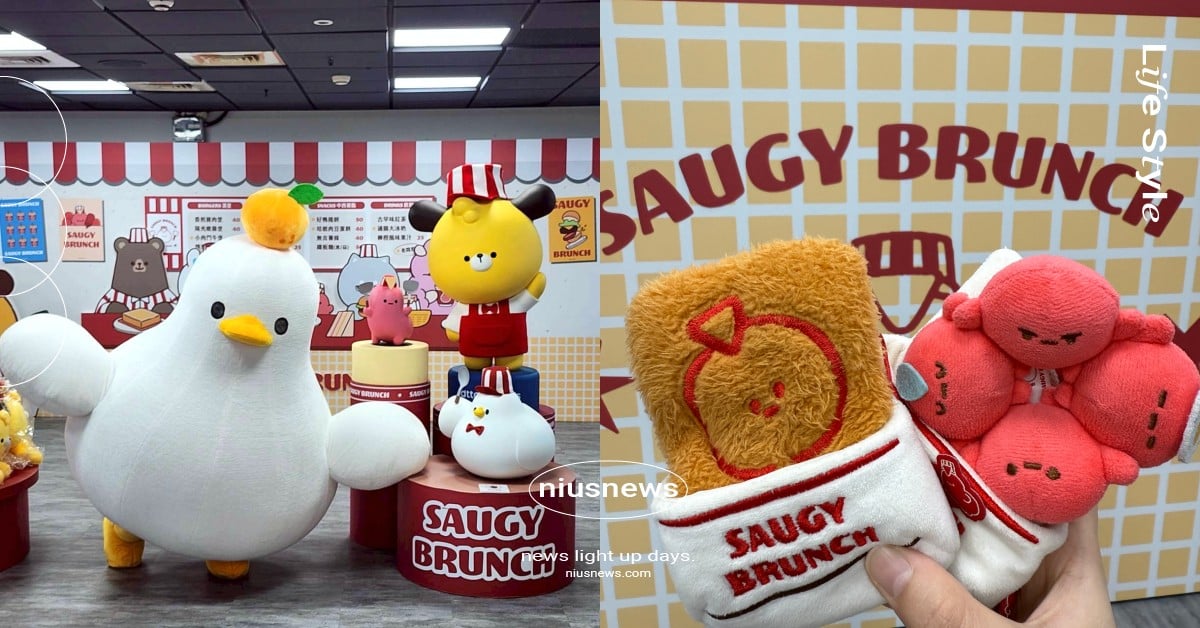 腸太郎現身西門！《SAUGY BRUNCH》快閃店療癒開跑，大冰奶儀式廁所驚喜回歸 dtto friends、dtto friends西門、dtto friends快閃店、SAUGY BRUNCH快閃店、dtto friends腸太郎、dcard