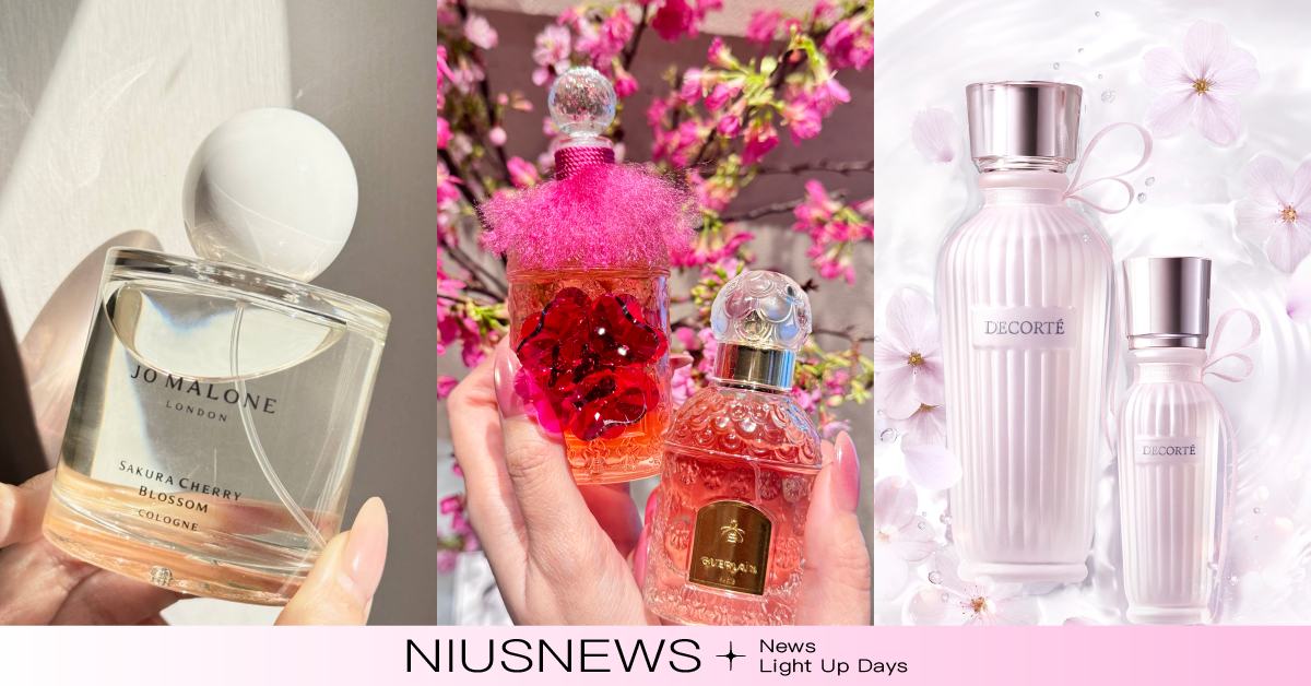 聞香沉浸粉紅花海！2026「櫻花限定香氛」7款必收，嬌蘭水晶瓶身美到犯規、 Jo Malone撒嬌香日本被搶翻 櫻花限定、櫻花季、盤點、香氛Diptyque、蠟燭、噴霧