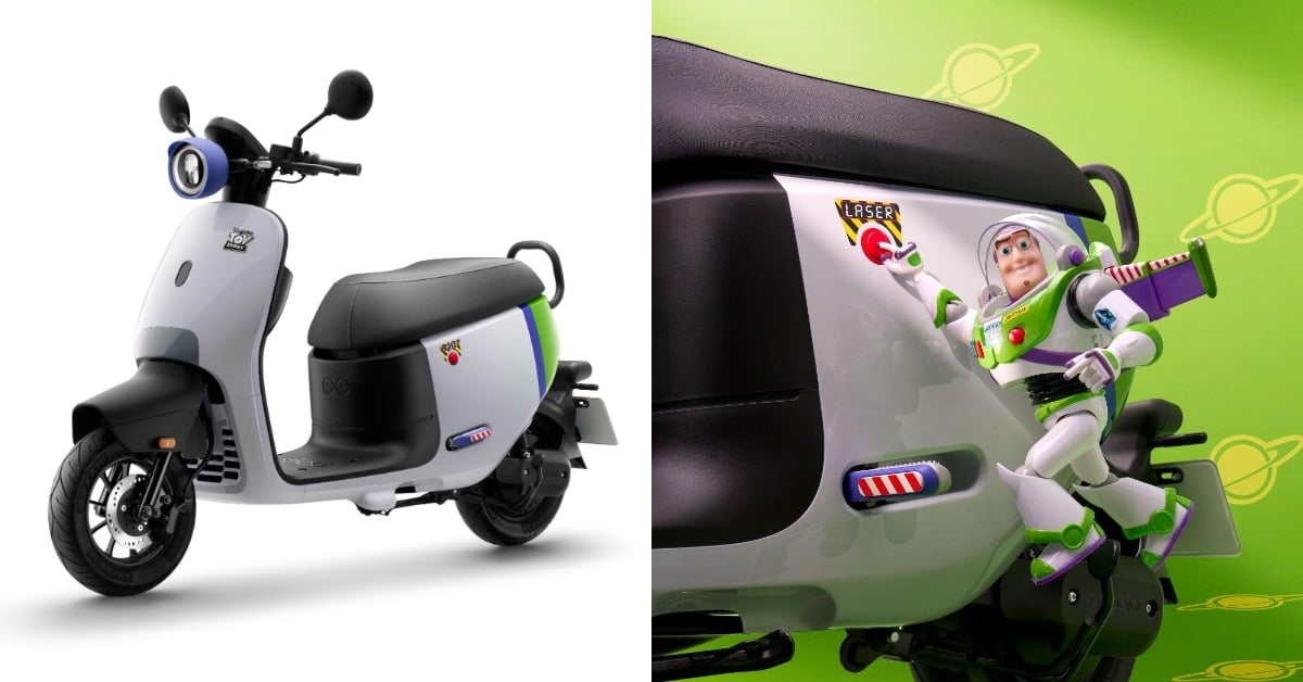 爆可愛Gogoro X 迪士尼《玩具總動員》聯名機車細節超用心戳淚點！松菸快閃必衝！ Gogoro、玩具總動員、迪士尼聯名、巴斯光年、翠絲、GogoroEZZY500、松菸快閃、玩樂總動員、電動機車
