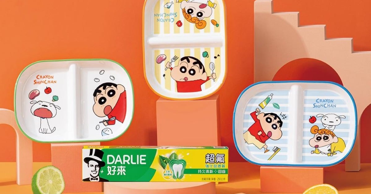 超可愛蠟筆小新現身！DARLIE好來聯名「3款激萌分隔盤」必收，再抽總價破4萬元相機！ DARLIE好來、蠟筆小新、聯名贈品、蠟筆小新分隔盤、清新最對味、牙膏推薦、全聯必買、限量收藏