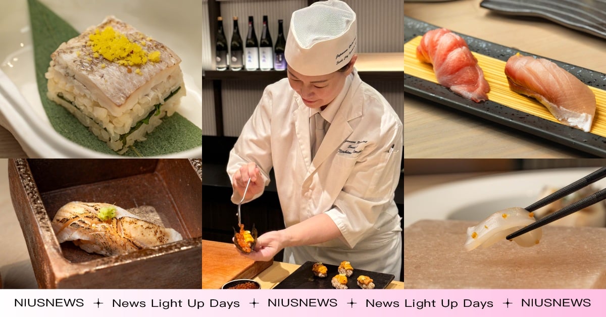 南台灣首位日籍女性壽司料理長！高雄日航酒店「飛翔－鮨」全新春季Omakase，餐後品嚐手刷京都抹茶 高雄日航酒店、Omakase、飛翔－鮨、壽司料理長、西村德子