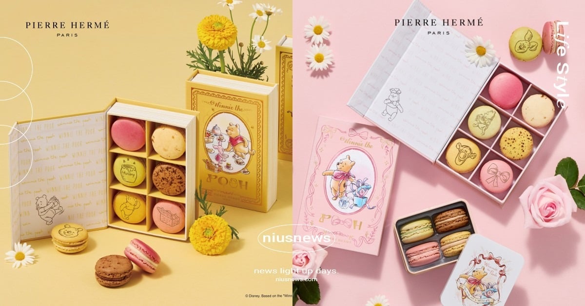 小熊維尼100週年馬卡龍開賣！PIERRE HERMÉ台灣獨家書型禮盒亮相，3大療癒設計一次看 PIERREHERMÉ、小熊維尼、小熊維尼馬卡龍、小熊維尼100週年、WinnieThePooh、馬卡龍、甜點禮盒、法式甜點