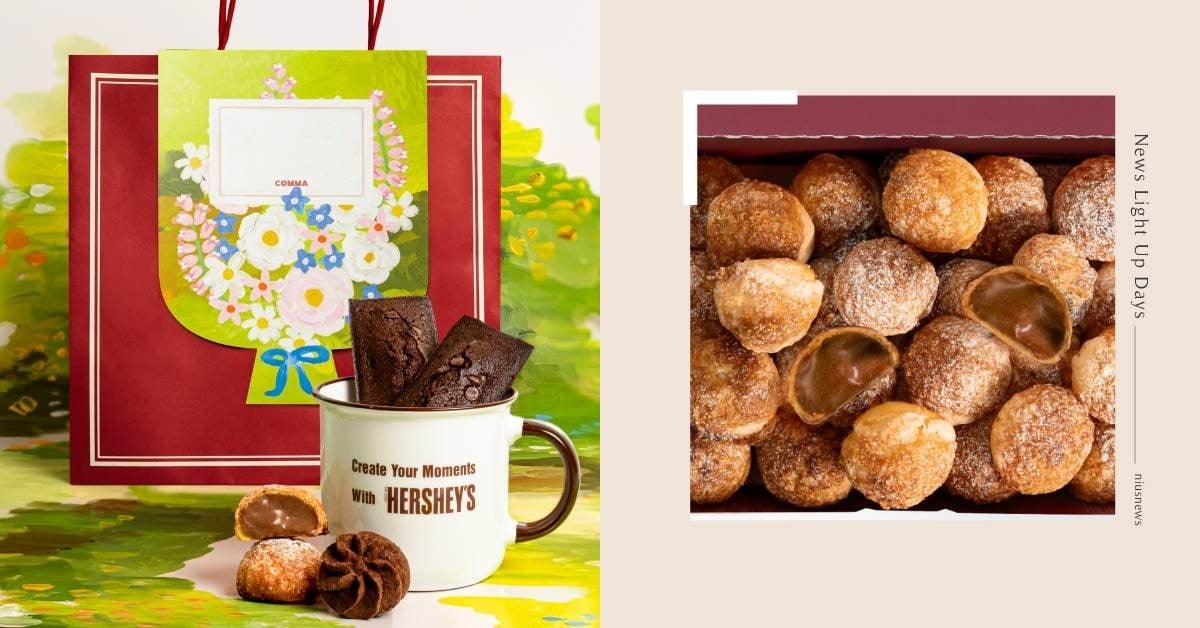 巧克力控吃一波！COMMA推出Hershey's巧克力限定新品，焦糖泡芙搭配濃郁可可內餡真的太邪惡 COMMA、Hershey's、巧克力、母親節
