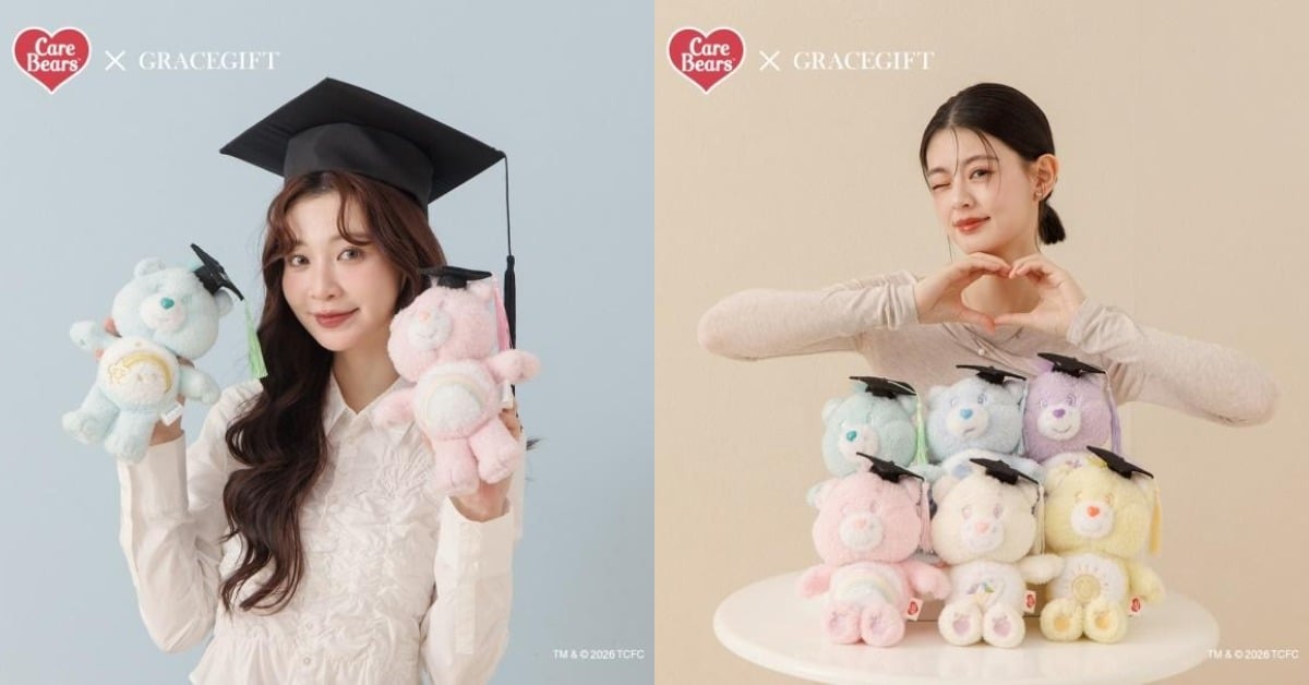 Grace Gift X Care Bears「NTU畢業限定小熊」獨家開賣！6款祝福送到心坎 GraceGift、CareBears、畢業小熊、畢業禮物、NTU限定、彩虹熊、畢業祝福、社會新鮮人