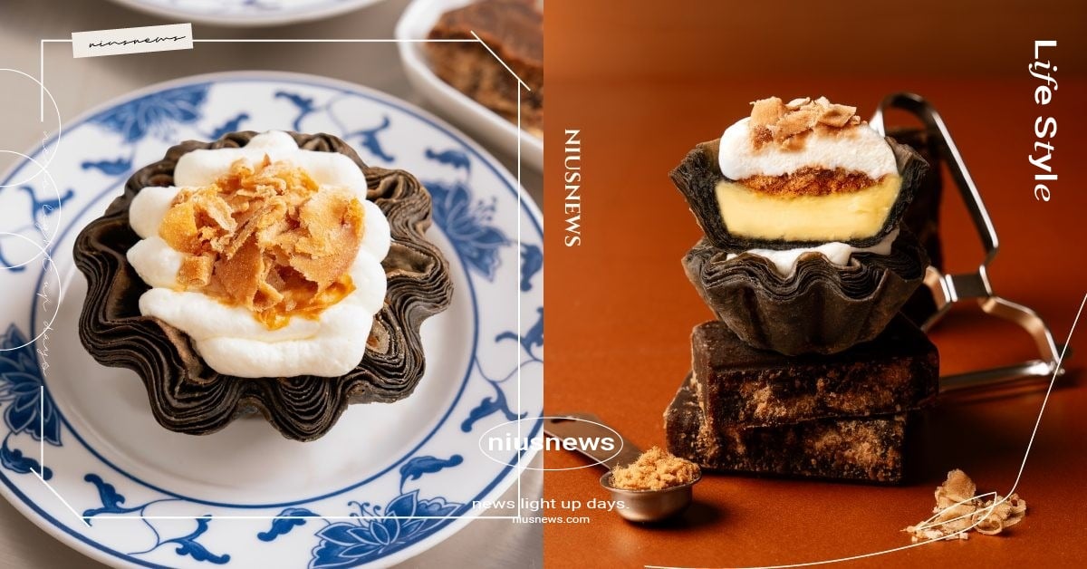 鹹甜控會愛！COMEME推出期間限定「千層黑糖肉鬆蛋塔」，台灣豬肉鬆搭手剉黑糖超涮嘴  蛋塔、COMEME、台灣味、豬肉鬆