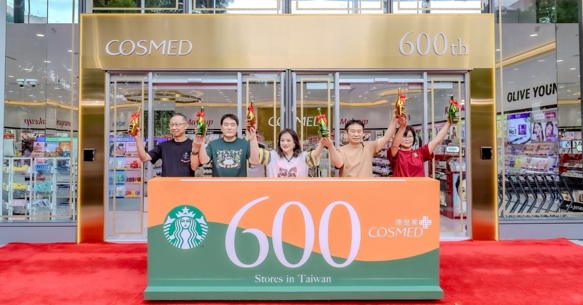 康是美、星巴克共迎雙600 「愿秀門市」生活新體驗 康是美、星巴克、starbucks、cosmed、600店