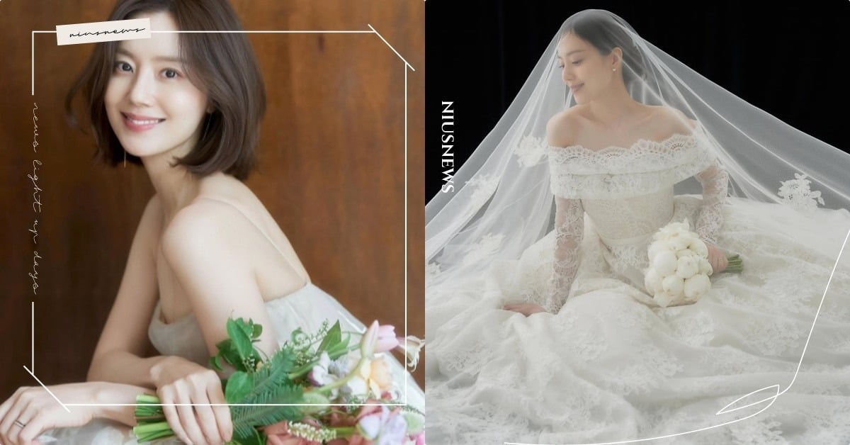《惡之花》文彩元夢幻婚紗照「欽點2大申敏兒、孔曉振愛牌」！瘦到45KG踏上紅毯 惡之花文彩元、文彩元婚紗、文彩元婚禮、文彩元結婚、韓星婚紗、韓劇演員婚紗、韓星婚紗品牌