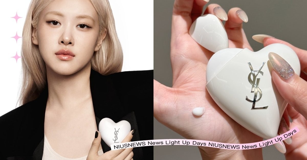 BLACKPINK ROSÉ同款！YSL首款「心型護手霜」台灣開賣，純白外型美到想收藏、散發高級花香 BLACKPINK、ROSÉ、YSL、護手霜、韓星同款