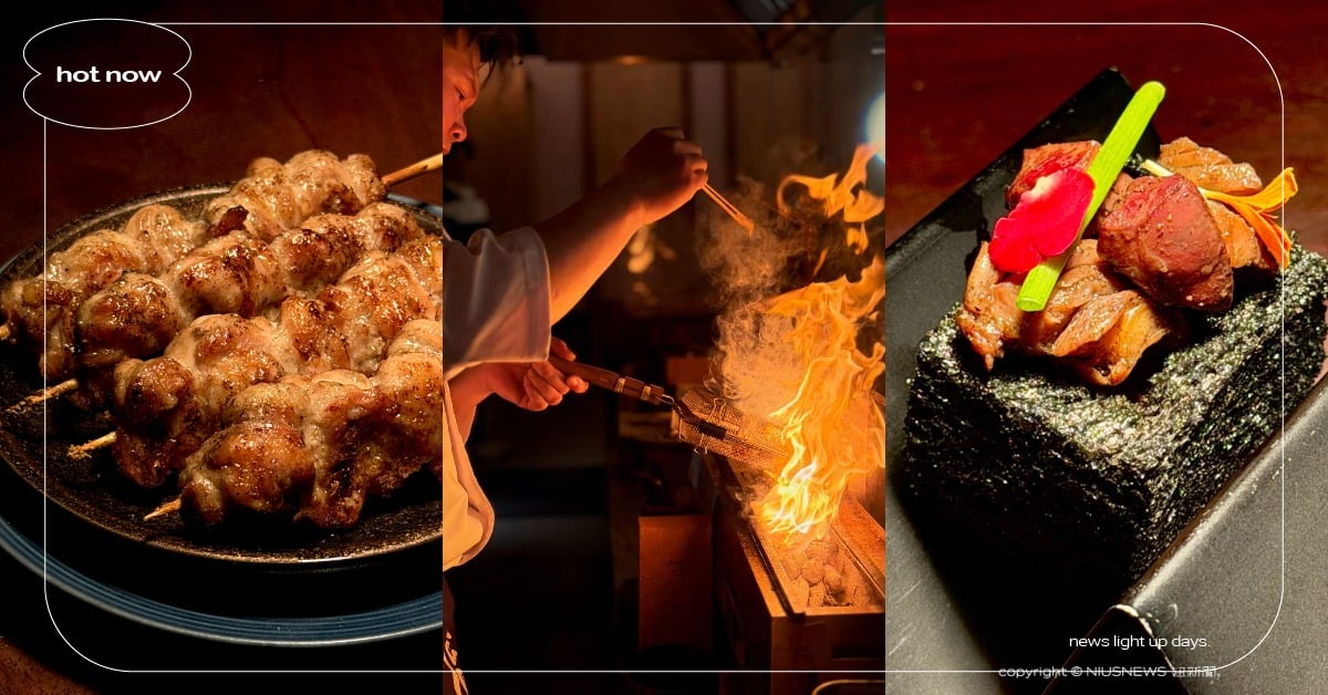 日本70年燒鳥名店來台中！「横浜焼き鳥·達磨」海外首店開吃，關東流炭火直火技術＋和牛牛舌老饕激推 燒鳥、横浜焼き鳥·達磨、