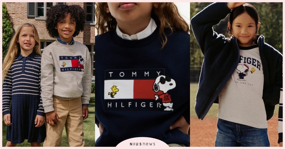 史努比酷哥喬針織衫！TOMMY HILFIGER 「PEANUTS聯名服裝台灣開賣」，童裝洋裝必收 PEANUTS花生漫畫聯名、PEANUTS聯名、PEANUTSTOMMY HILFIGER、TOMMY HILFIGER 聯名、TOMMY HILFIGER 史努比、史努比聯名童裝、TOMMY HILFIGER 聯名童裝